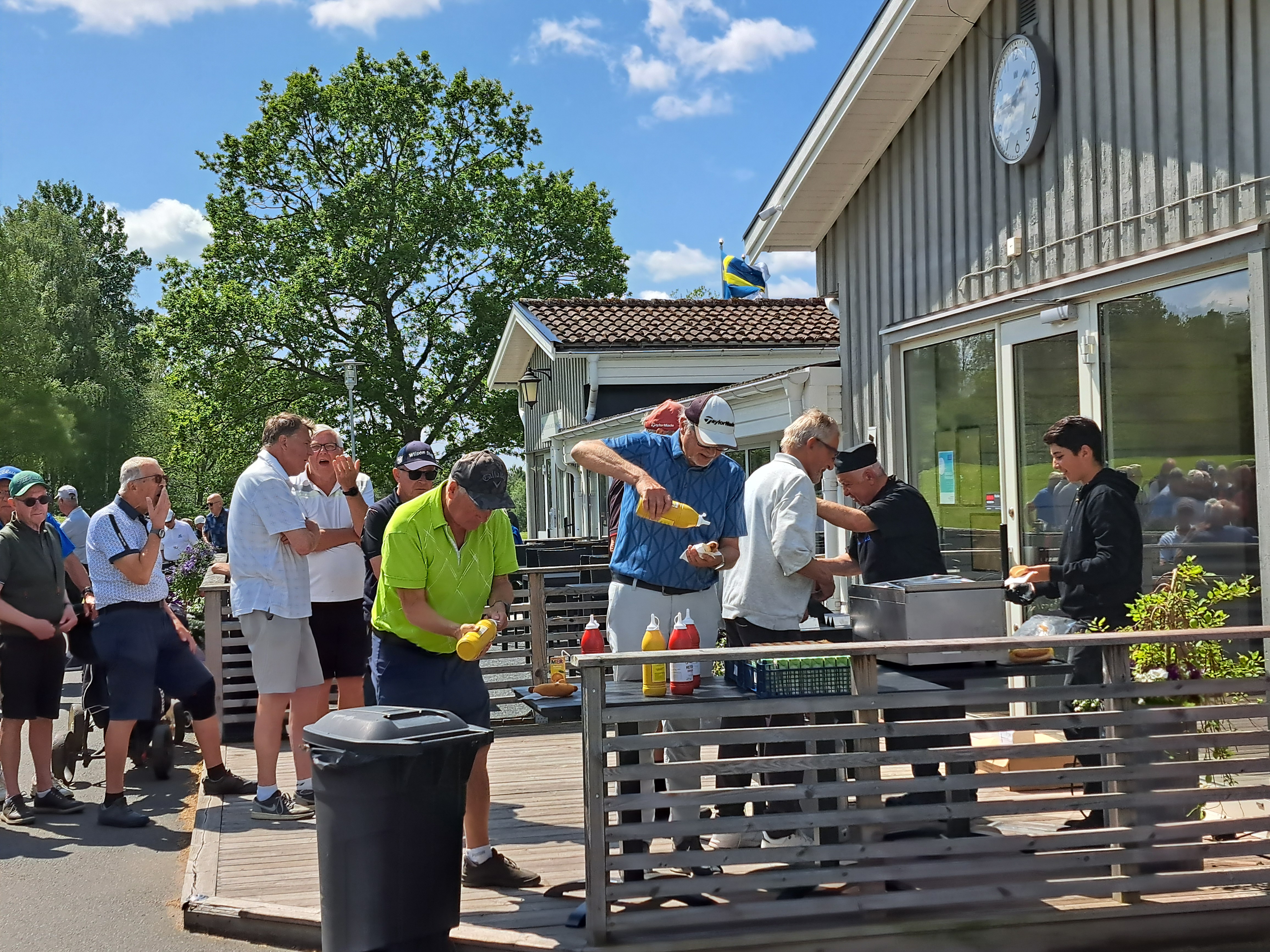 Korvgrillning efter avslutad tävling