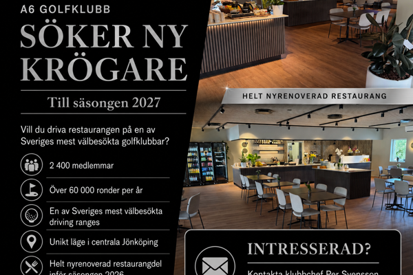 A6 söker ny krögare