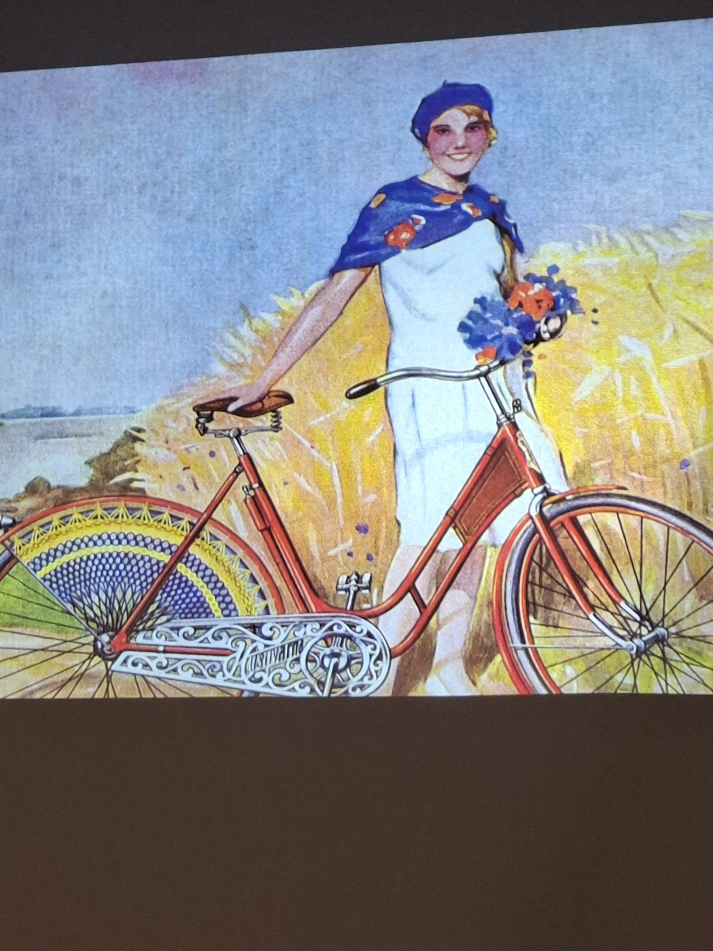 Cykelreklam från Husqvarna av hög klass