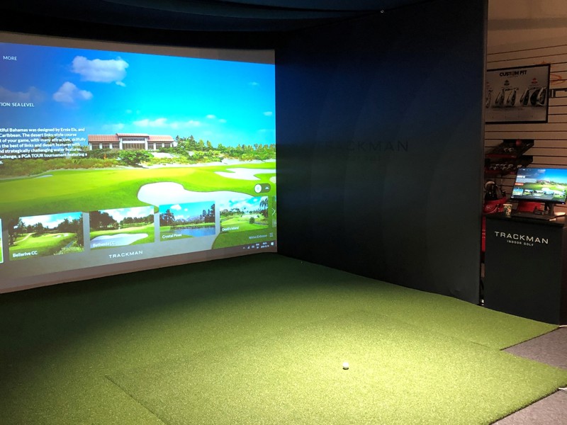 Boka A6 Trackman simulator i Sweetspot